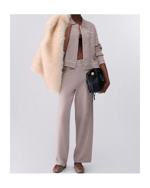 Liu Jo Gray Knit Jacket With Beads