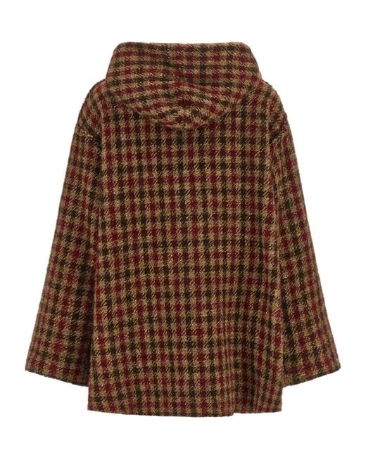 R13 Brown Casual Hooded Jacket