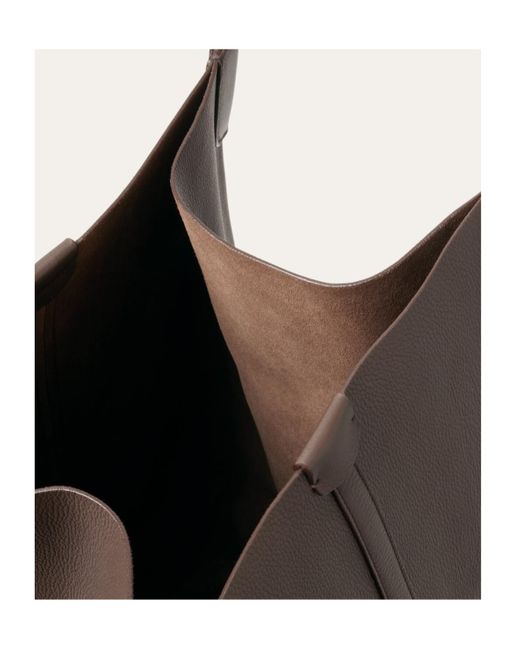 Loro Piana Brown Extra-Large Bale Hobo Bag for men