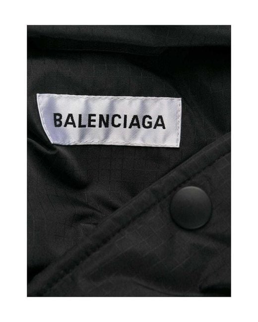 Balenciaga Black New Swing Puffer Coat