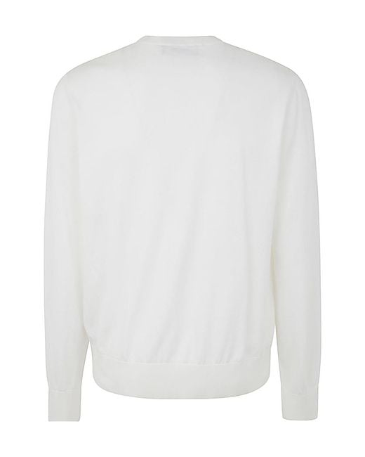 DSquared² White Logo Logo Hoodie for men