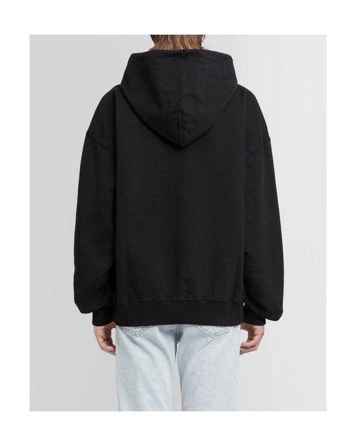 Off-White c/o Virgil Abloh Black Arrows-Print Cotton Hoodie for men