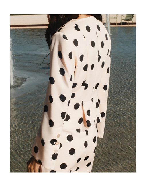 Marella Natural Long-Sleeved Suit Jacket