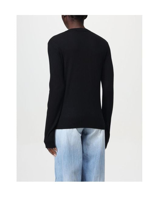 DSquared² Black D2 Turtleneck Knitted Pullover