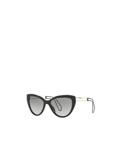 Miu Miu Metallic Logo Sunglasses