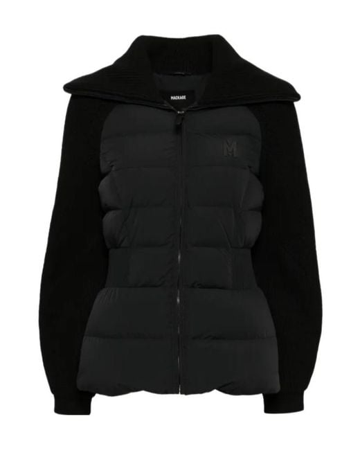 Mackage Black Foxy Mixed Media Jacket