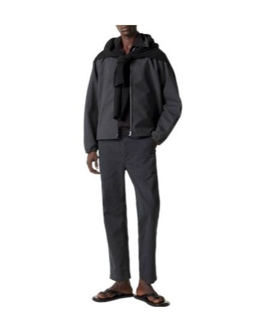 Auralee Black Oversized Jacket for men