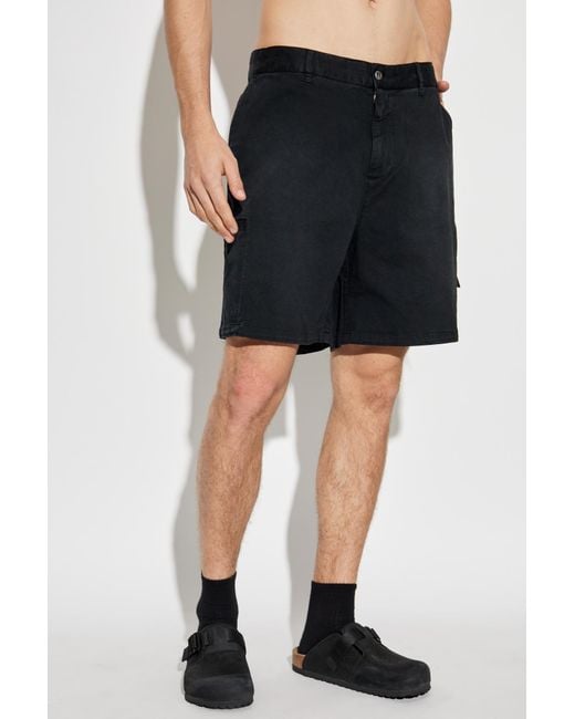 Represent Blue Season Cargo Shorts for men