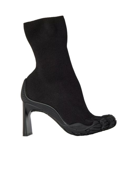 Balenciaga Black Heeled Ankle Boots