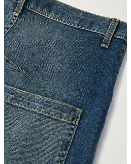 Nili Lotan Blue Shon Five-Pocket Denim Trousers