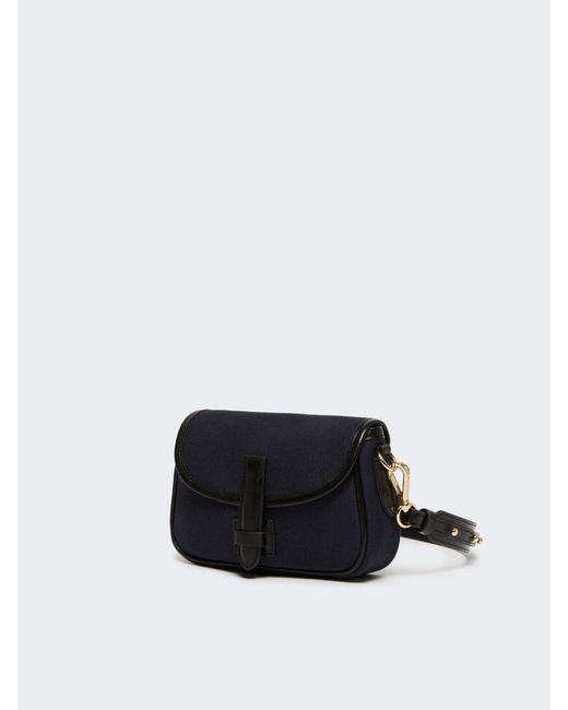 Weekend by Maxmara Black Flap Shoulder Bag