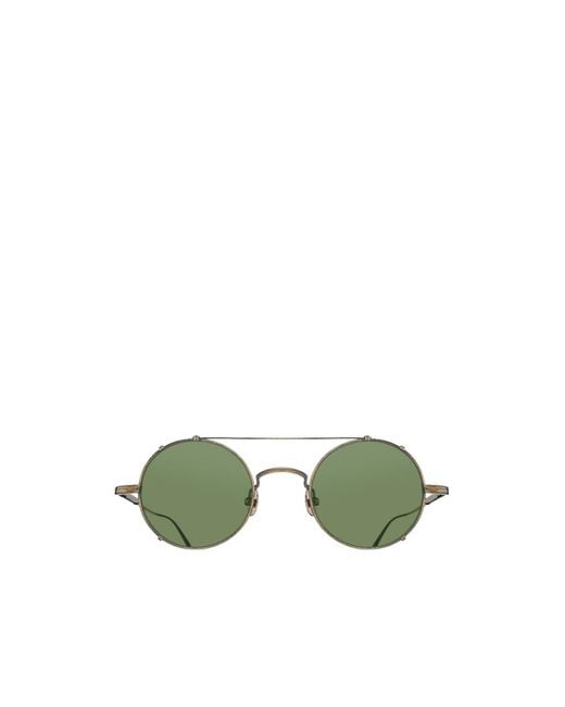 Matsuda Green Round Sunglasses for men
