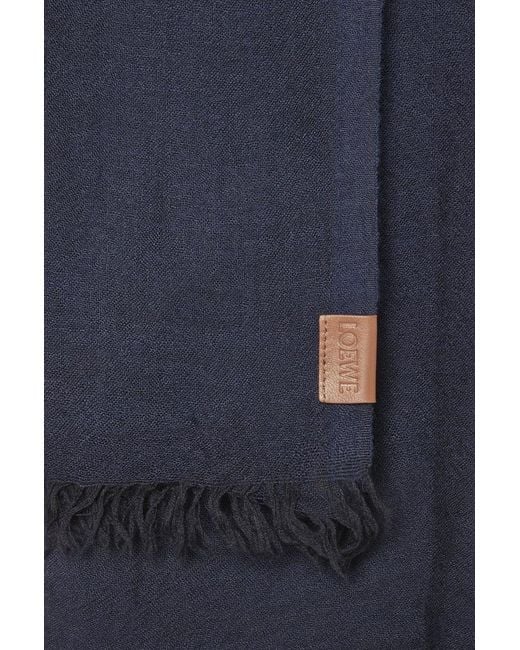 Loewe Blue Scarf for men