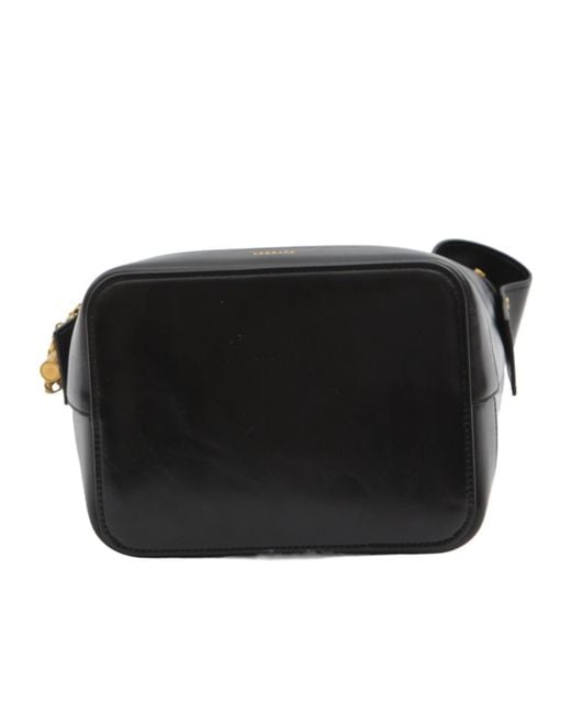 Versace Black Medusa Bucket Bag