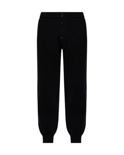 Dries Van Noten Black Wool Pants for men