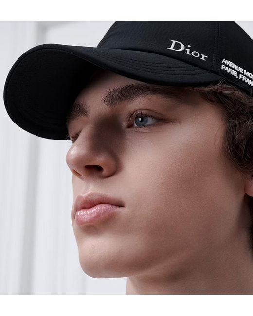Dior White Montaigne Hat for men