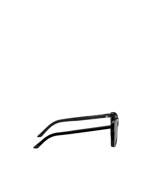 Balenciaga Black Eyewear Rectangular Frame Sunglasses for men