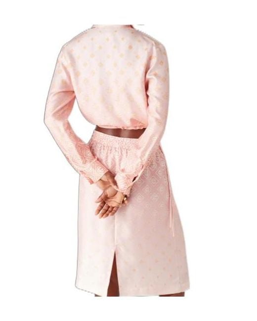 Casablanca Pink Monogram Jarquard Shirt