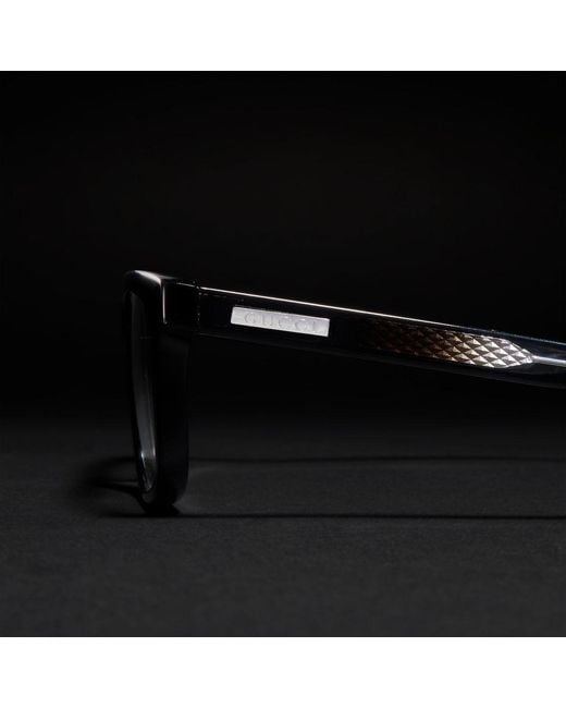 Gucci White Rectangular Optical Frame for men