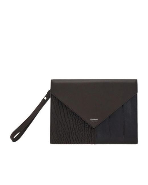 Ferragamo Black Document Holder for men