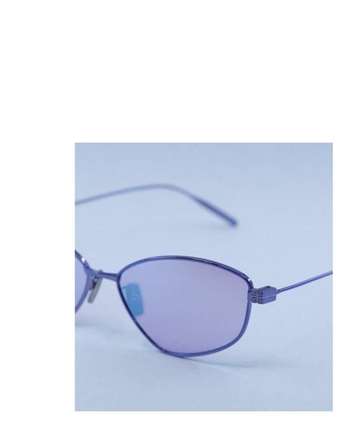 Givenchy Blue Gv40059 Cat-Eye Sunglasses