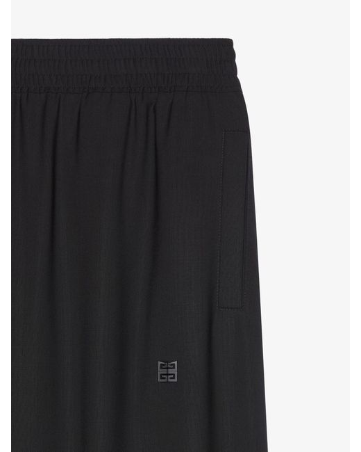Givenchy Black 4G Plaque Jogger Pants for men