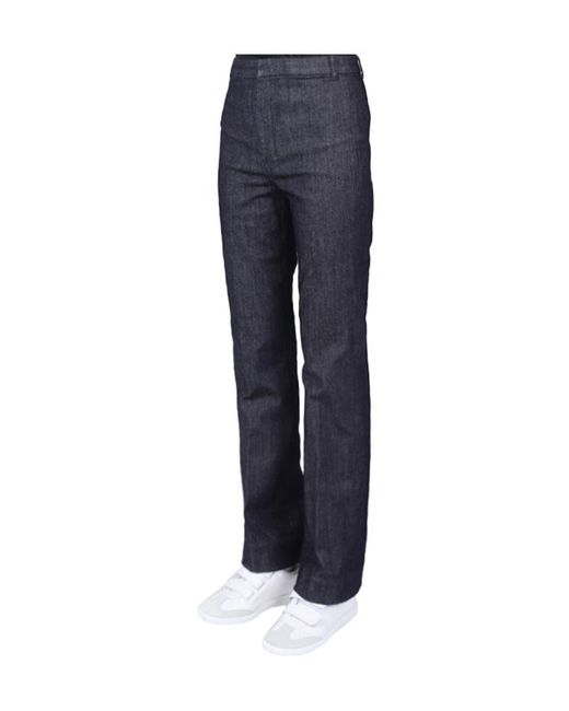 Max Mara Blue Belt-Loop Slacks