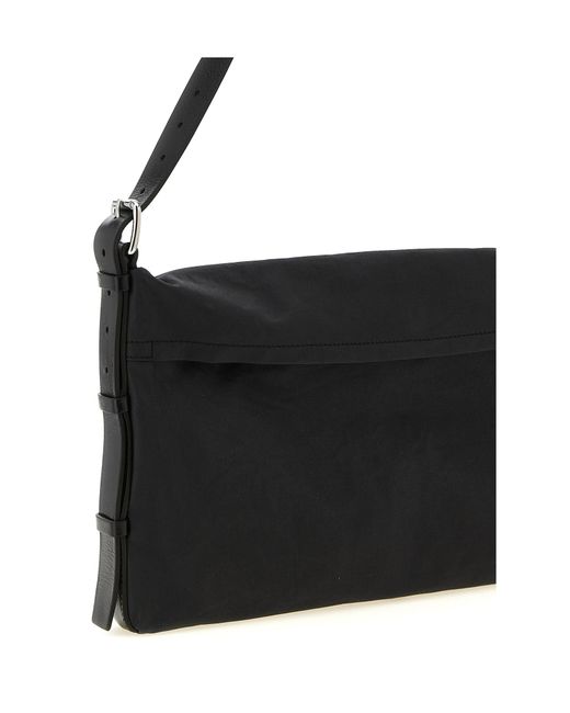 Lemaire Black Trench Pocket Small Shoulder Bag for men