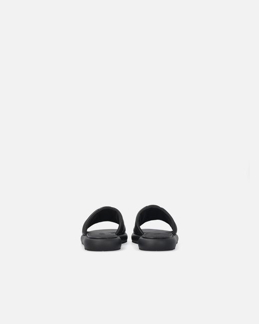 Pinko Black Fiona 03 Logo Appliqué Slippers