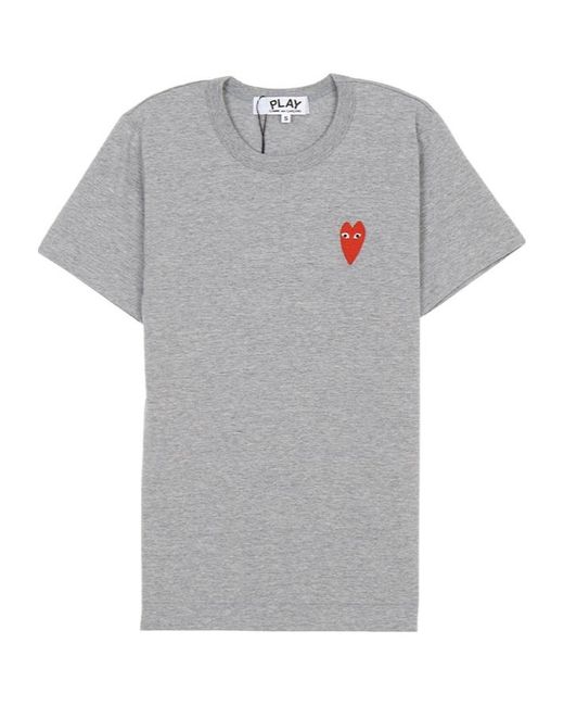 Comme des Garçons Gray Short-Sleeved T-Shirt