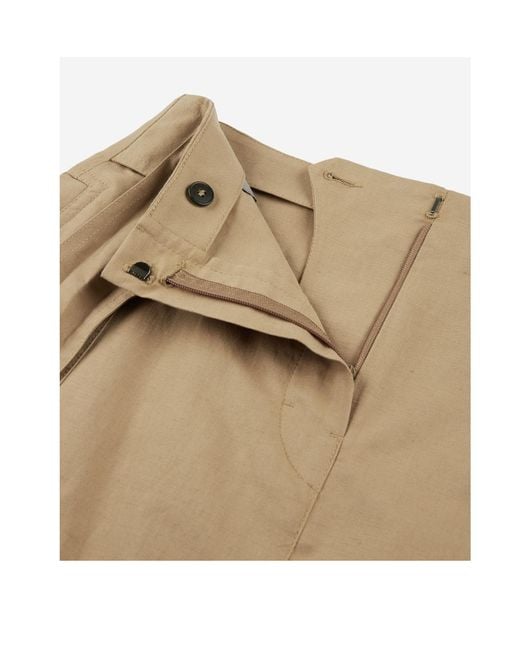 Incotex Natural Alina Midi Skirt