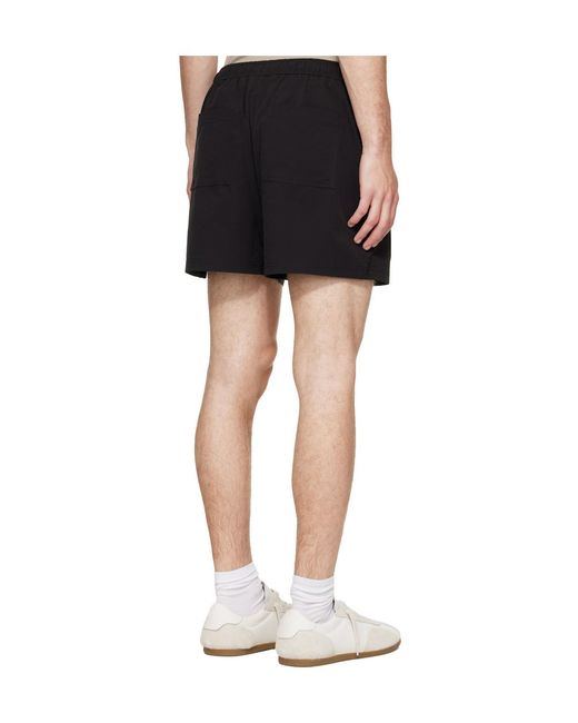 Represent Black Nothing Faster Drawstring Swim Trunks for men