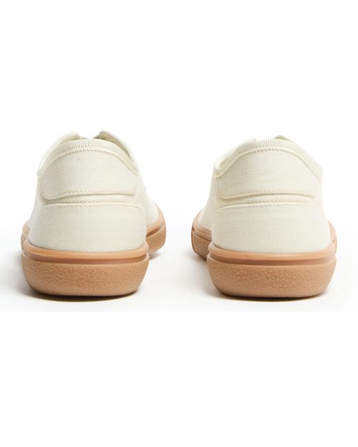 The Row White Canvas Sneakers