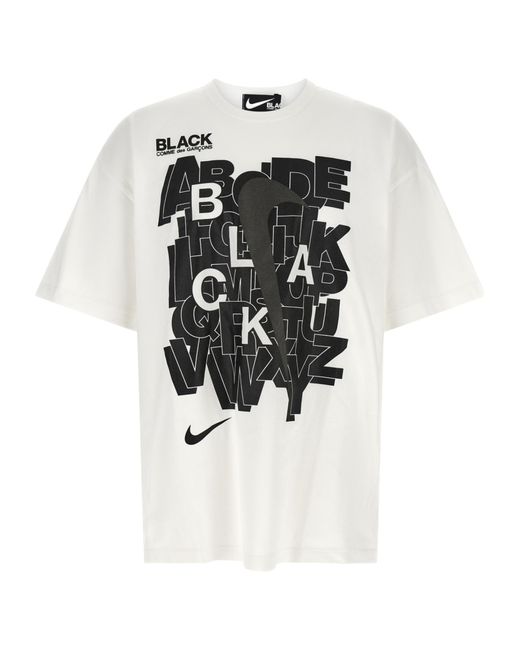 Comme des Garçons White T-Shirt Comme Des Garçons X Nike for men