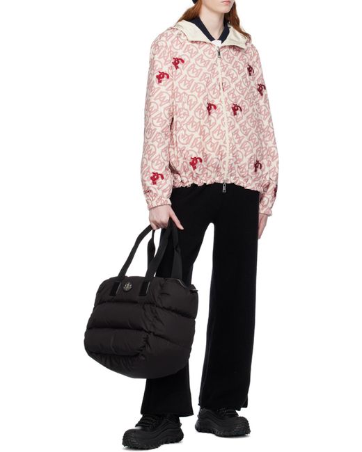 Moncler Black Caradoc Zip-Up Tote Bag