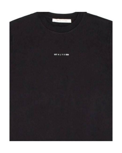 1017 ALYX 9SM Black Graphic Print T-Shirt for men