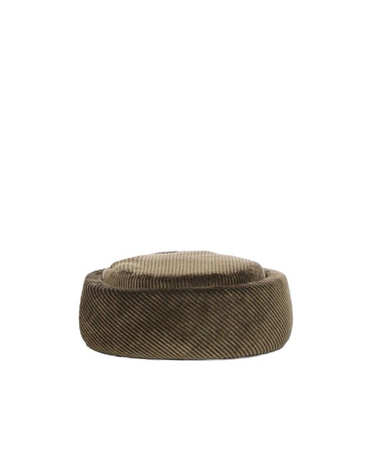 Loro Piana Brown Twill Hat for men