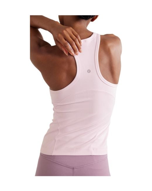 lululemon athletica Pink Racerback Athletic Tank Top