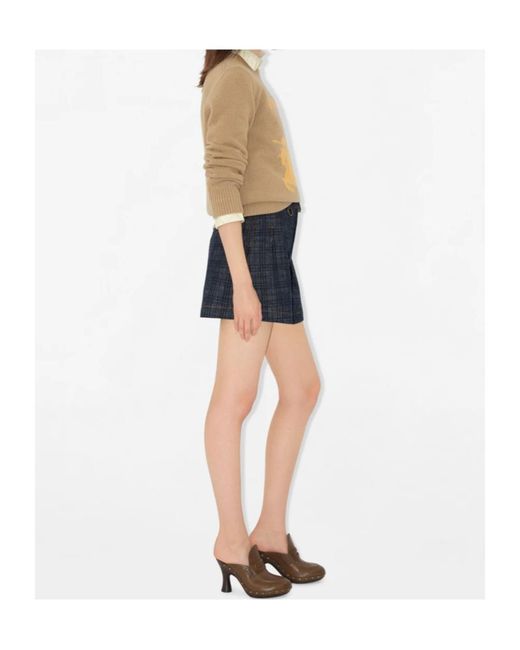 Burberry Natural Logo Detailed Knitted Jumper