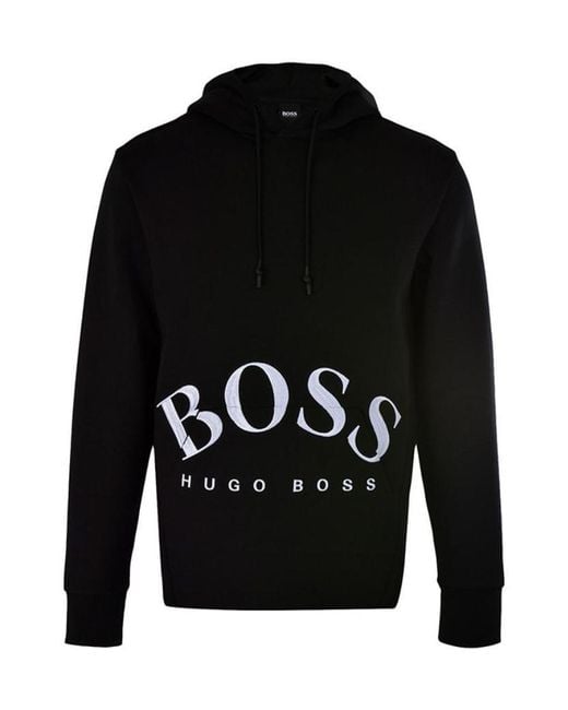 Boss Black Logo Hooded Sweater for men