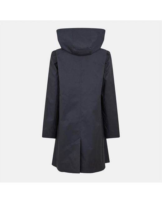 Ralph Lauren Blue Real Leather Trench Coat