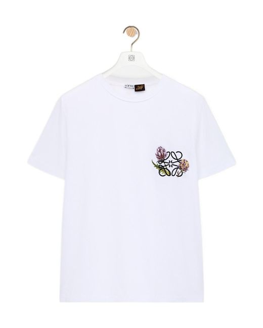 Loewe White Regular Fit T-Shirt