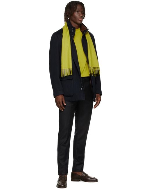 Loro Piana Black Logo Slim Casual Pants for men