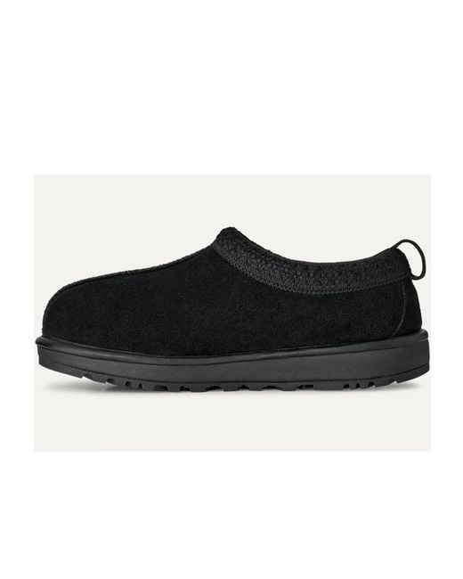 Ugg Black Tasman Gtx Suede Slippers