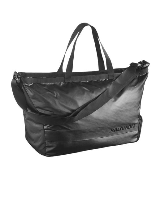 Salomon Lab Black Salomon Extended Logo Detailed Tote Bag for men