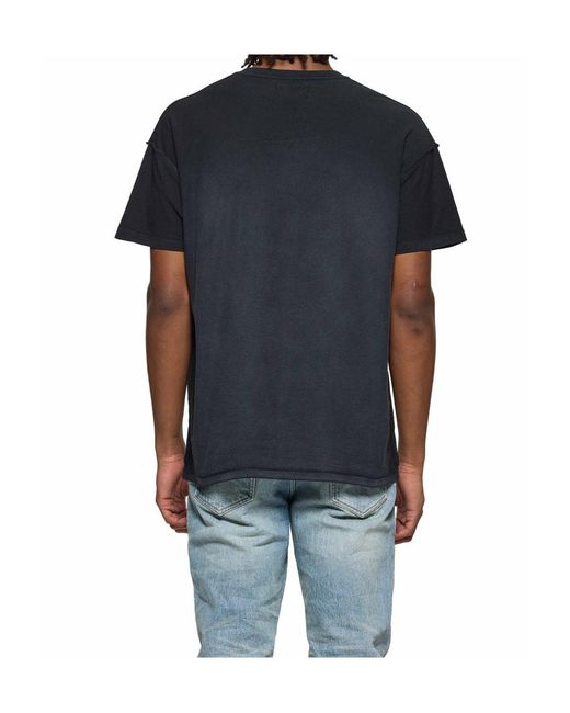 Purple Brand Black Double Trouble T-Shirt for men