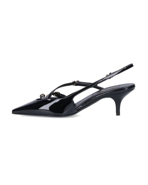 Miu Miu Multicolor Pointed Toe Slingback Pumps