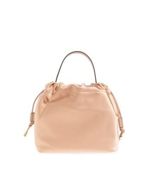 Chloé Pink Chloé Icons Mini Drawstring Shoulder Bag