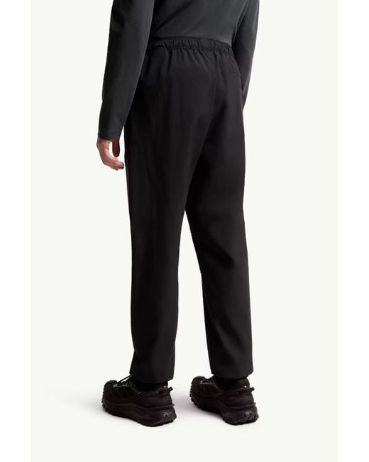 Moncler Blue Elasticated Waistband Trousers for men
