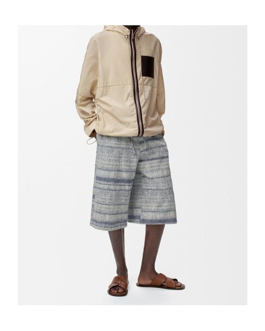 Loewe Blue Drawstring Shorts for men